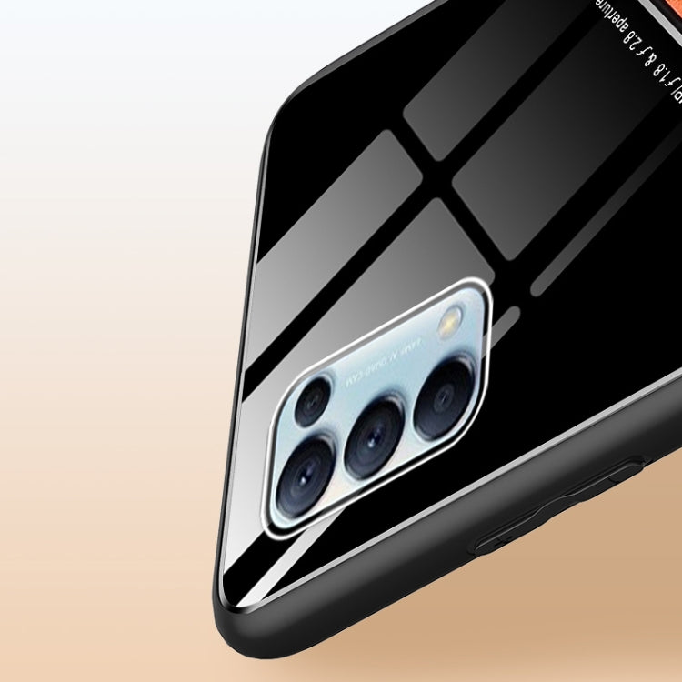 For OPPO Reno5 Pro / Reno5 All-inclusive Leather + Organic Glass Protective Case with Metal Iron Sheet