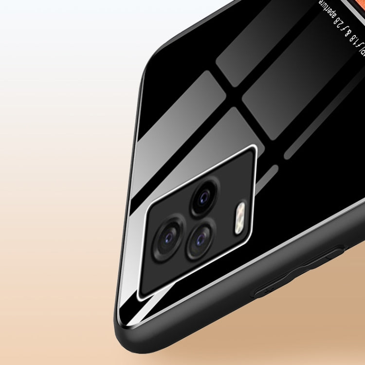 For vivo iQOO 7 All-inclusive Leather + Organic Glass Protective Case with Metal Iron Sheet