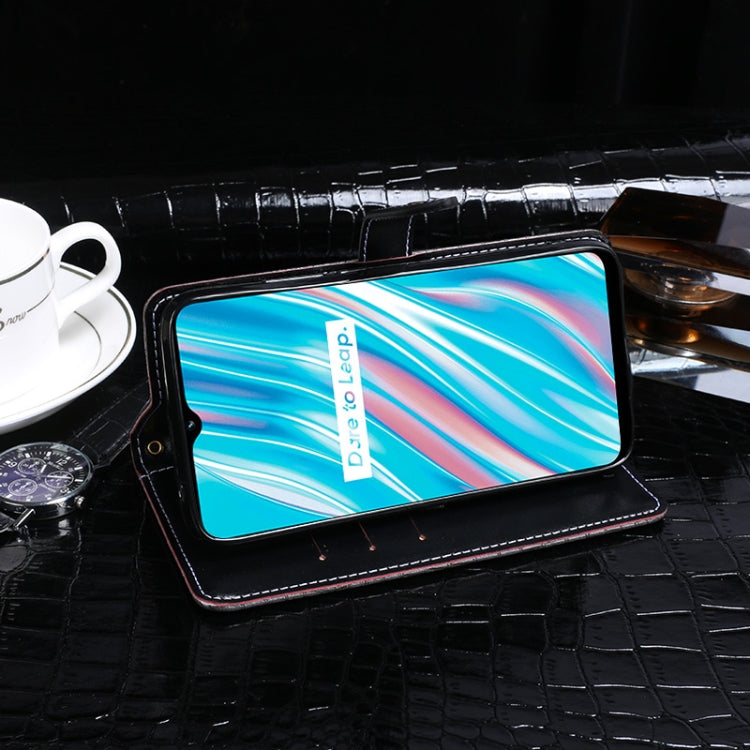 For OPPO Realme V11 idewei Crocodile Texture Horizontal Flip Leather Case with Holder & Card Slots & Wallet