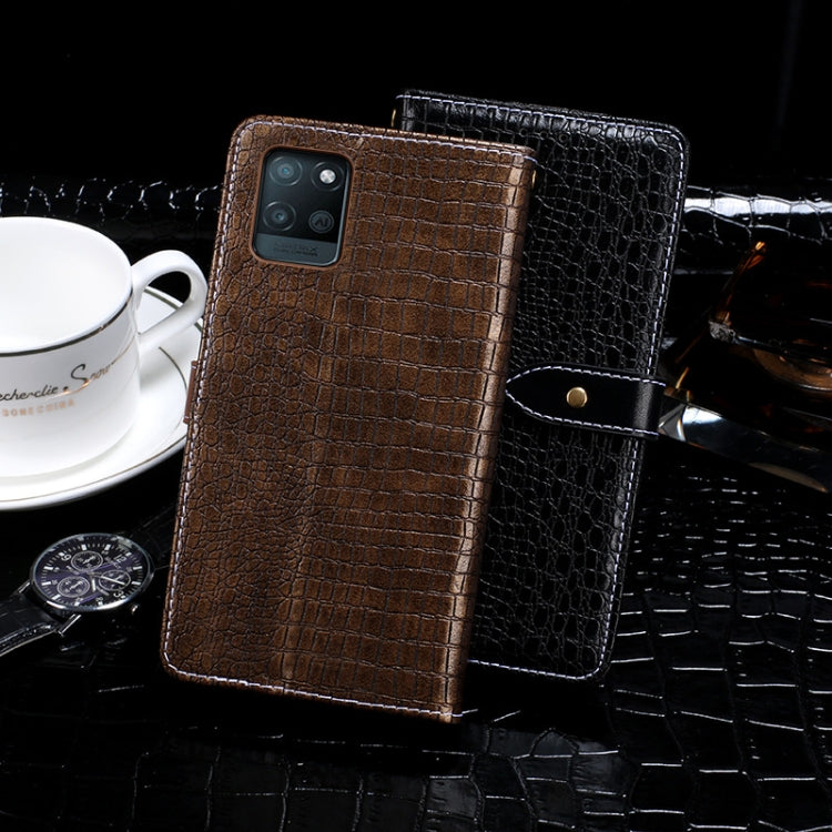 For OPPO Realme V11 idewei Crocodile Texture Horizontal Flip Leather Case with Holder & Card Slots & Wallet