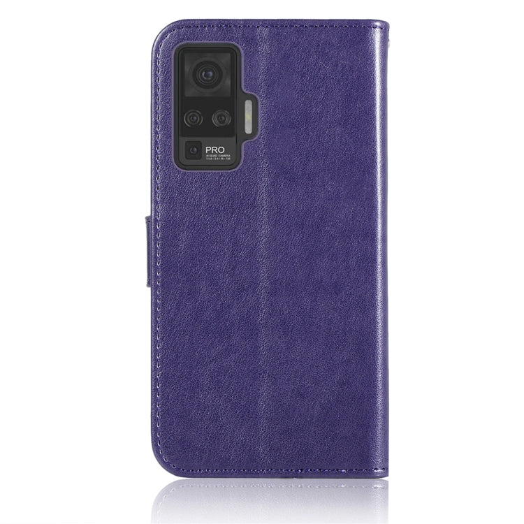 For vivo X51 5G Wind Chime Owl Embossing Pattern Horizontal Flip Leather Case with Holder & Card Slots & Wallet