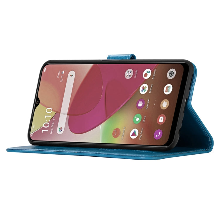 For vivo Y11s Wind Chime Owl Embossing Pattern Horizontal Flip Leather Case with Holder & Card Slots & Wallet