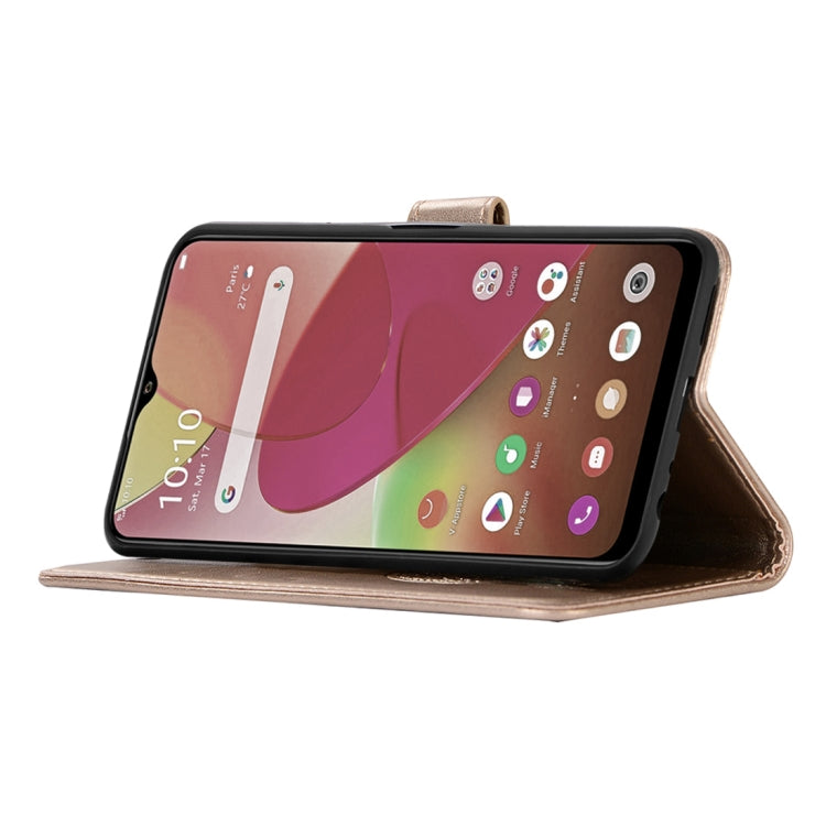 For vivo Y11s Wind Chime Owl Embossing Pattern Horizontal Flip Leather Case with Holder & Card Slots & Wallet