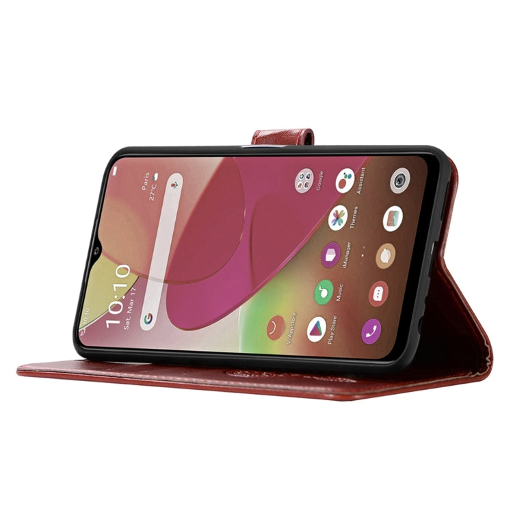 For vivo Y11s Wind Chime Owl Embossing Pattern Horizontal Flip Leather Case with Holder & Card Slots & Wallet