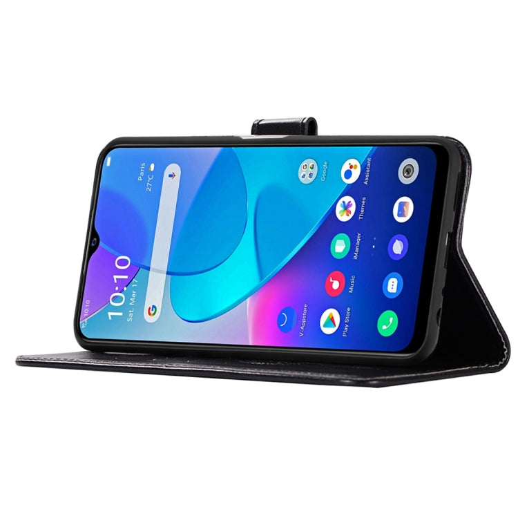 For vivo Y20s Wind Chime Owl Embossing Pattern Horizontal Flip Leather Case with Holder & Card Slots & Wallet