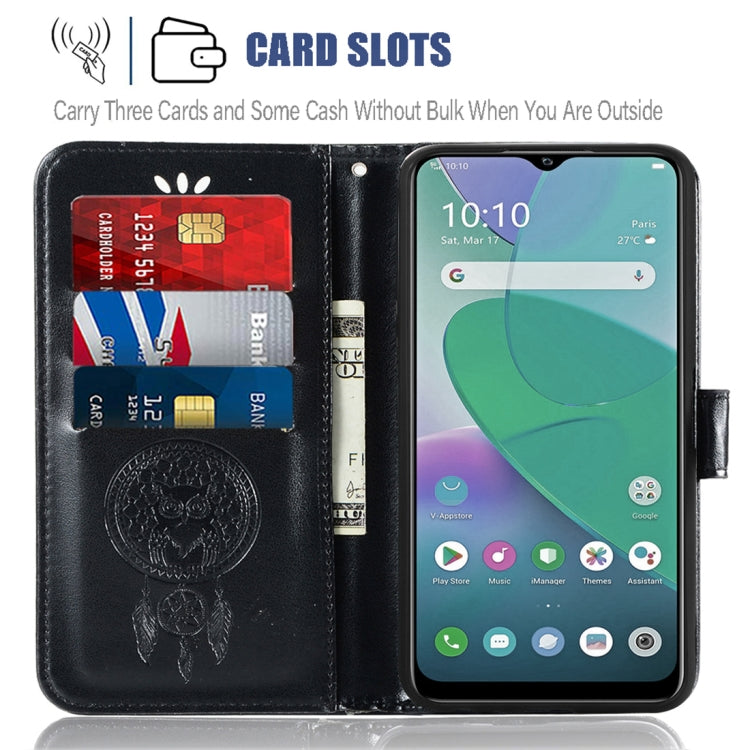 For vivo Y70 Wind Chime Owl Embossing Pattern Horizontal Flip Leather Case with Holder & Card Slots & Wallet