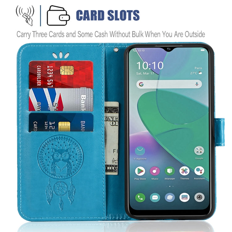 For vivo Y70 Wind Chime Owl Embossing Pattern Horizontal Flip Leather Case with Holder & Card Slots & Wallet