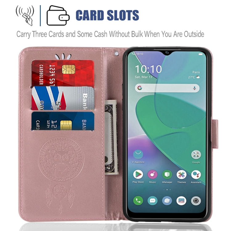 For vivo Y70 Wind Chime Owl Embossing Pattern Horizontal Flip Leather Case with Holder & Card Slots & Wallet