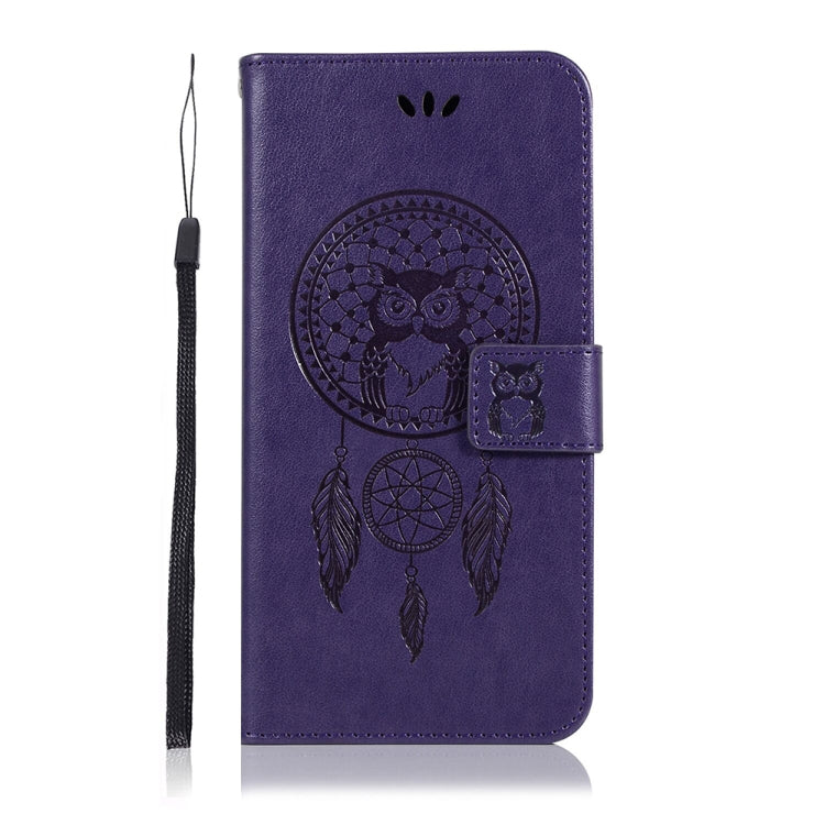 For vivo Y70 Wind Chime Owl Embossing Pattern Horizontal Flip Leather Case with Holder & Card Slots & Wallet