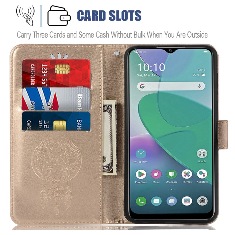 For vivo Y70 Wind Chime Owl Embossing Pattern Horizontal Flip Leather Case with Holder & Card Slots & Wallet