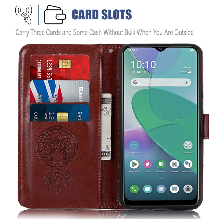 For vivo Y70 Wind Chime Owl Embossing Pattern Horizontal Flip Leather Case with Holder & Card Slots & Wallet