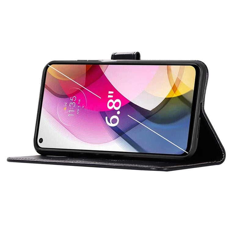 For Motorola Moto G Stylus (2021) Wind Chime Owl Embossing Pattern Horizontal Flip Leather Case with Holder & Card Slots & Wallet