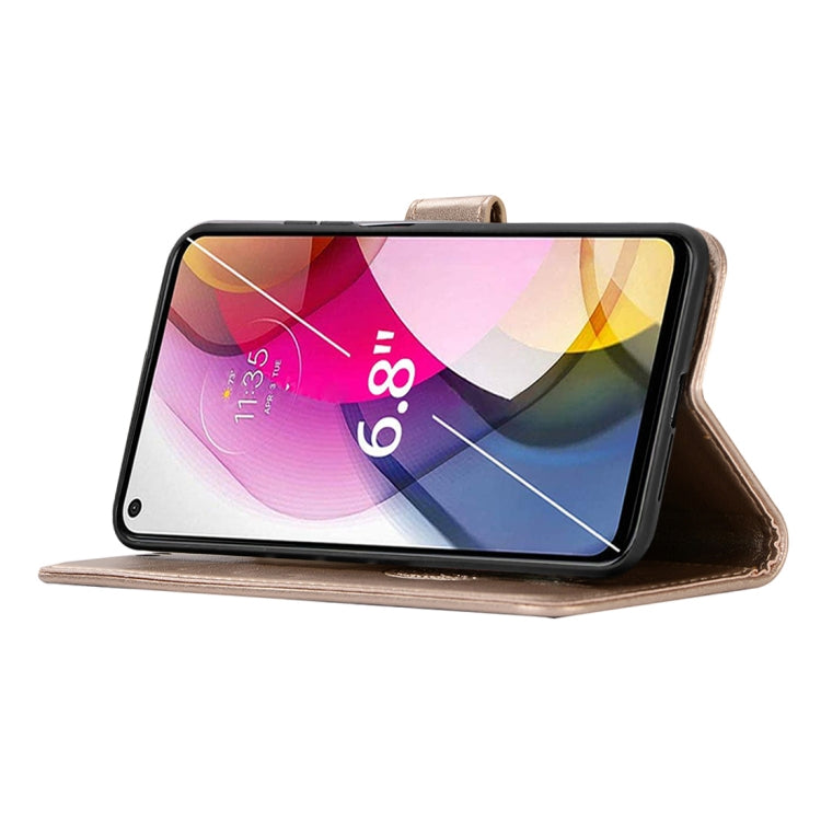 For Motorola Moto G Stylus (2021) Wind Chime Owl Embossing Pattern Horizontal Flip Leather Case with Holder & Card Slots & Wallet