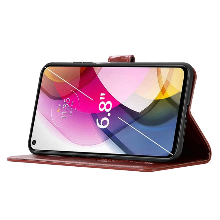 For Motorola Moto G Stylus (2021) Wind Chime Owl Embossing Pattern Horizontal Flip Leather Case with Holder & Card Slots & Wallet