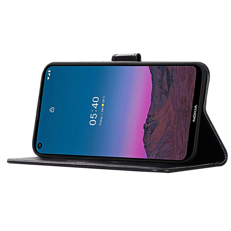 For Nokia 5.4 Wind Chime Owl Embossing Pattern Horizontal Flip Leather Case with Holder & Card Slots & Wallet