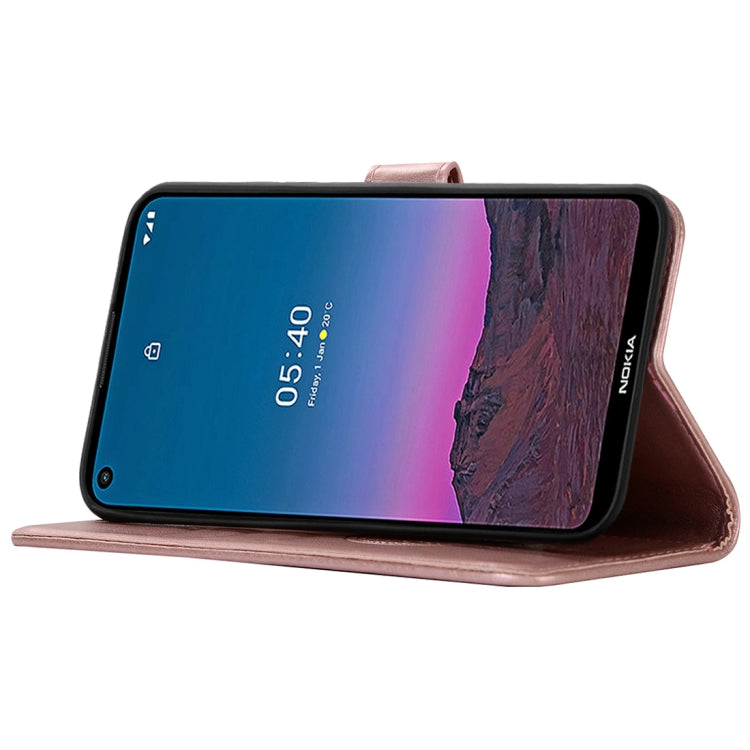 For Nokia 5.4 Wind Chime Owl Embossing Pattern Horizontal Flip Leather Case with Holder & Card Slots & Wallet