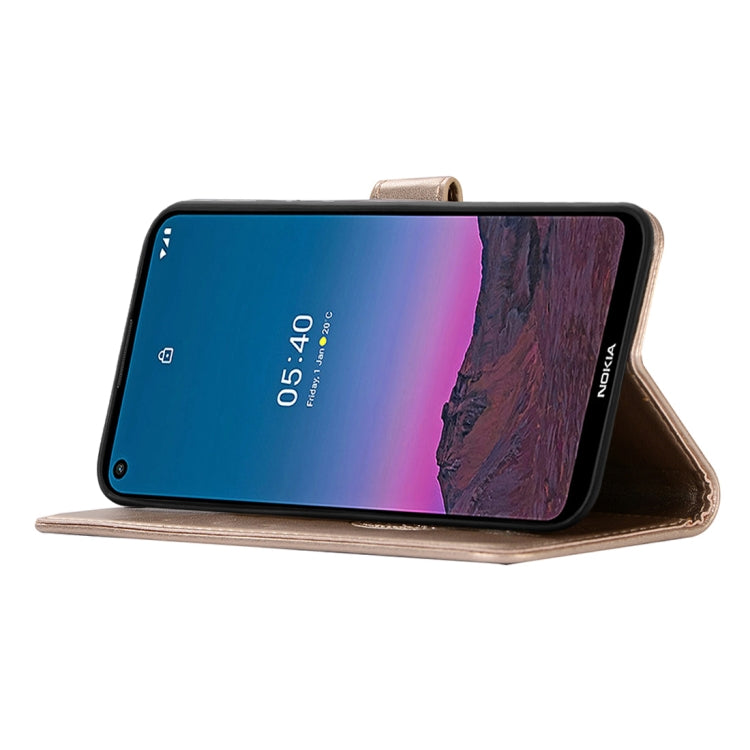 For Nokia 5.4 Wind Chime Owl Embossing Pattern Horizontal Flip Leather Case with Holder & Card Slots & Wallet