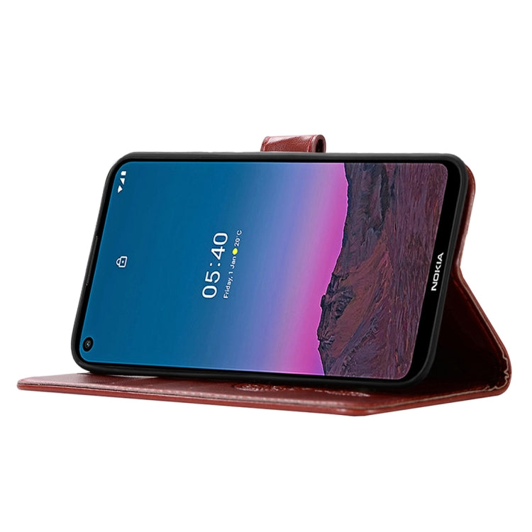 For Nokia 5.4 Wind Chime Owl Embossing Pattern Horizontal Flip Leather Case with Holder & Card Slots & Wallet