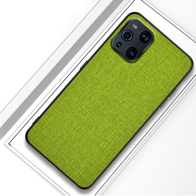 For OPPO Find X3 Shockproof Cloth Protective Case
