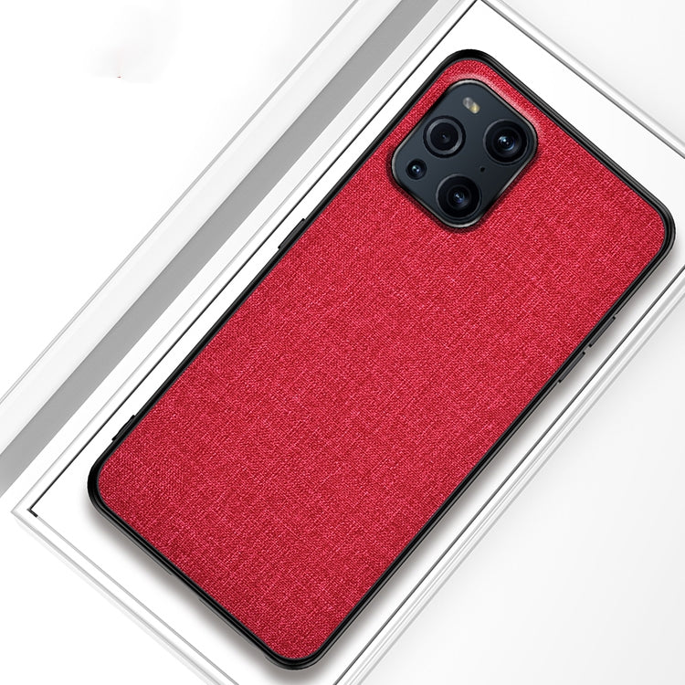 For OPPO Find X3 Shockproof Cloth Protective Case