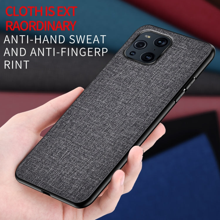 For OPPO Find X3 Shockproof Cloth Protective Case
