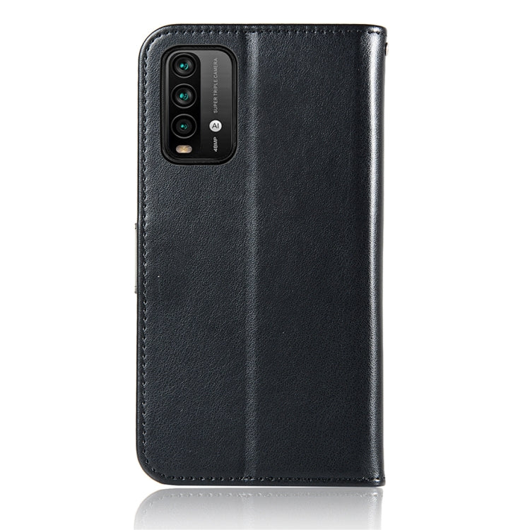 For Xiaomi Redmi Note 9 4G Wind Chime Owl Embossing Pattern Horizontal Flip Leather Case with Holder & Card Slots & Wallet