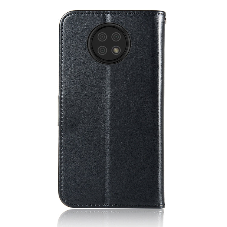 For Xiaomi Redmi Note 9 5G Wind Chime Owl Embossing Pattern Horizontal Flip Leather Case with Holder & Card Slots & Wallet
