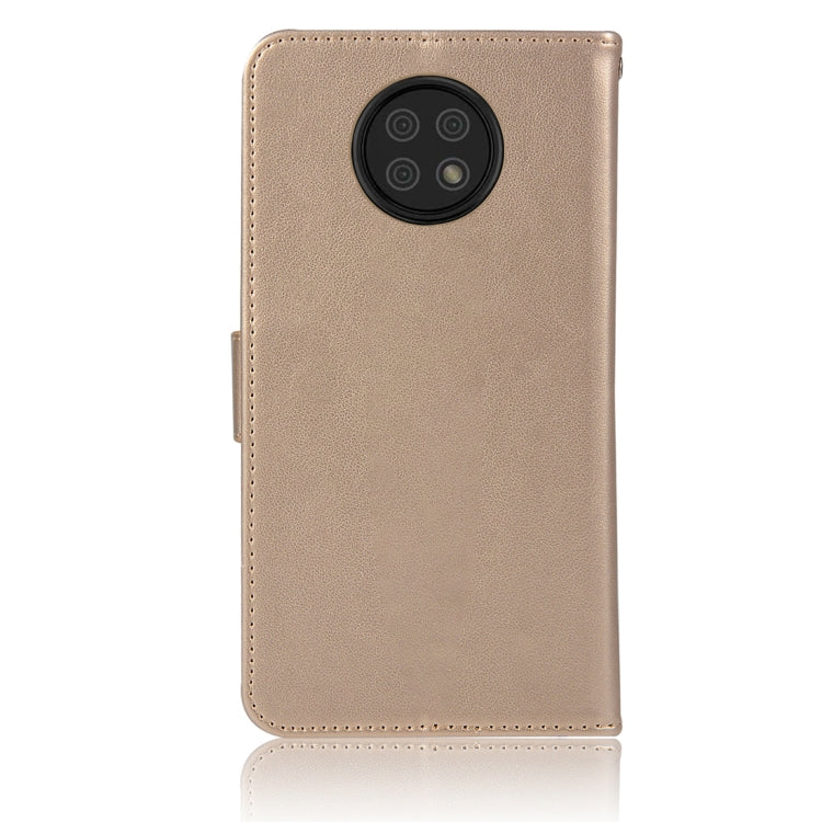 For Xiaomi Redmi Note 9 5G Wind Chime Owl Embossing Pattern Horizontal Flip Leather Case with Holder & Card Slots & Wallet