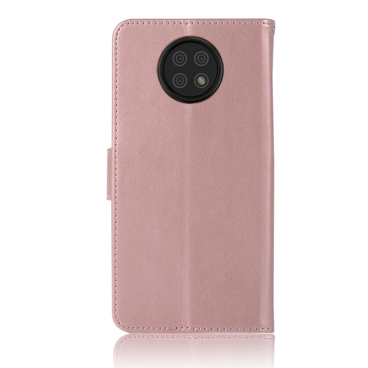 For Xiaomi Redmi Note 9 5G Wind Chime Owl Embossing Pattern Horizontal Flip Leather Case with Holder & Card Slots & Wallet