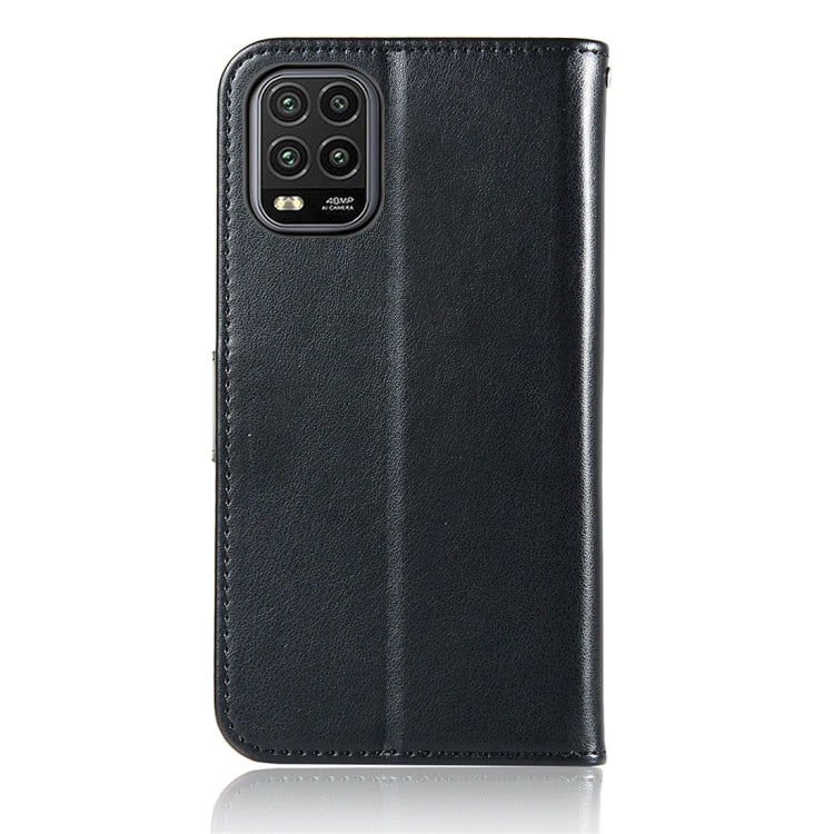 For Xiaomi Mi 10 Lite 5G Wind Chime Owl Embossing Pattern Horizontal Flip Leather Case with Holder & Card Slots & Wallet