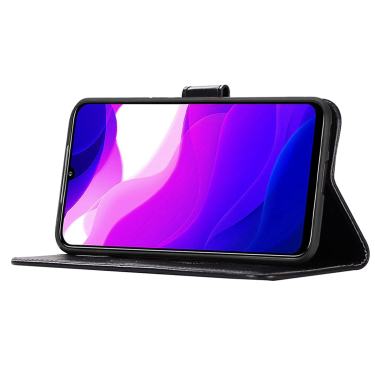 For Xiaomi Mi 10 Lite 5G Wind Chime Owl Embossing Pattern Horizontal Flip Leather Case with Holder & Card Slots & Wallet