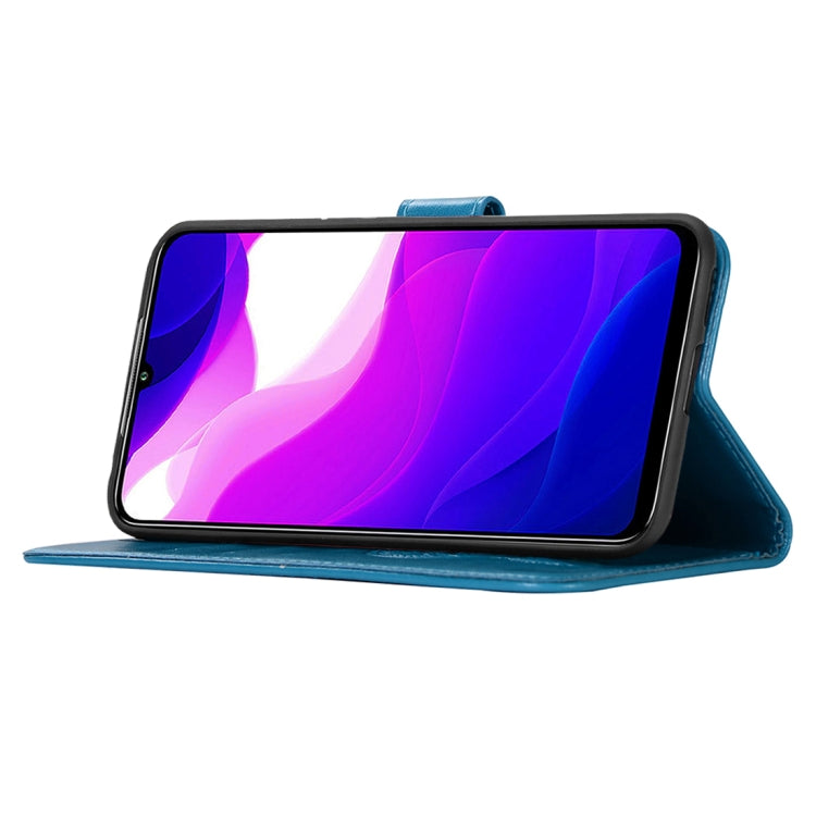 For Xiaomi Mi 10 Lite 5G Wind Chime Owl Embossing Pattern Horizontal Flip Leather Case with Holder & Card Slots & Wallet