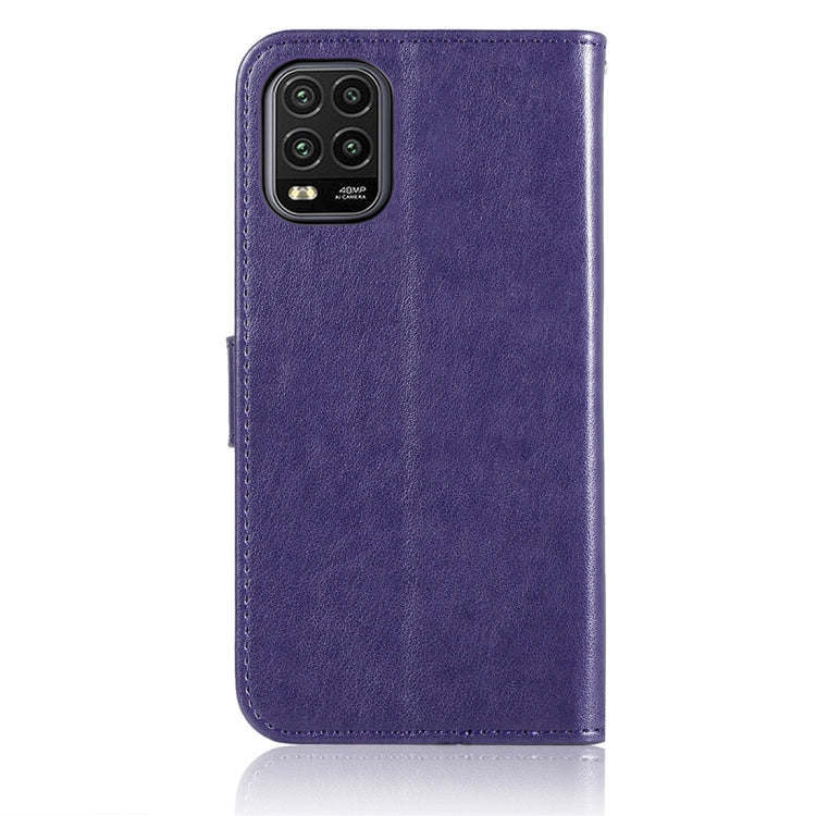 For Xiaomi Mi 10 Lite 5G Wind Chime Owl Embossing Pattern Horizontal Flip Leather Case with Holder & Card Slots & Wallet