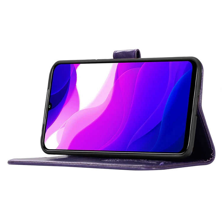 For Xiaomi Mi 10 Lite 5G Wind Chime Owl Embossing Pattern Horizontal Flip Leather Case with Holder & Card Slots & Wallet