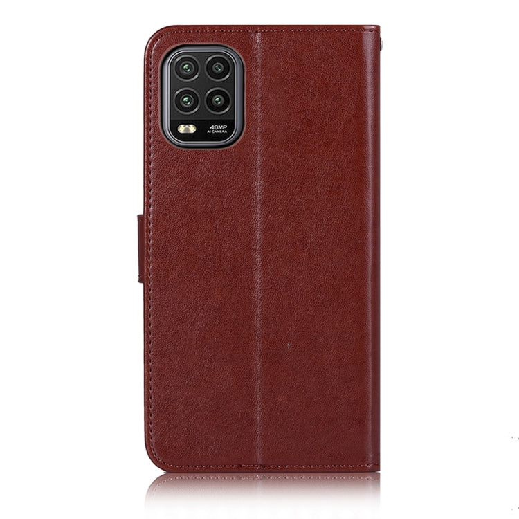 For Xiaomi Mi 10 Lite 5G Wind Chime Owl Embossing Pattern Horizontal Flip Leather Case with Holder & Card Slots & Wallet