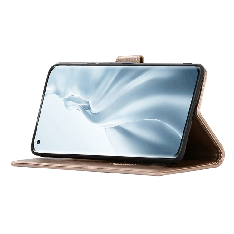 For Xiaomi Mi 11 Wind Chime Owl Embossing Pattern Horizontal Flip Leather Case with Holder & Card Slots & Wallet