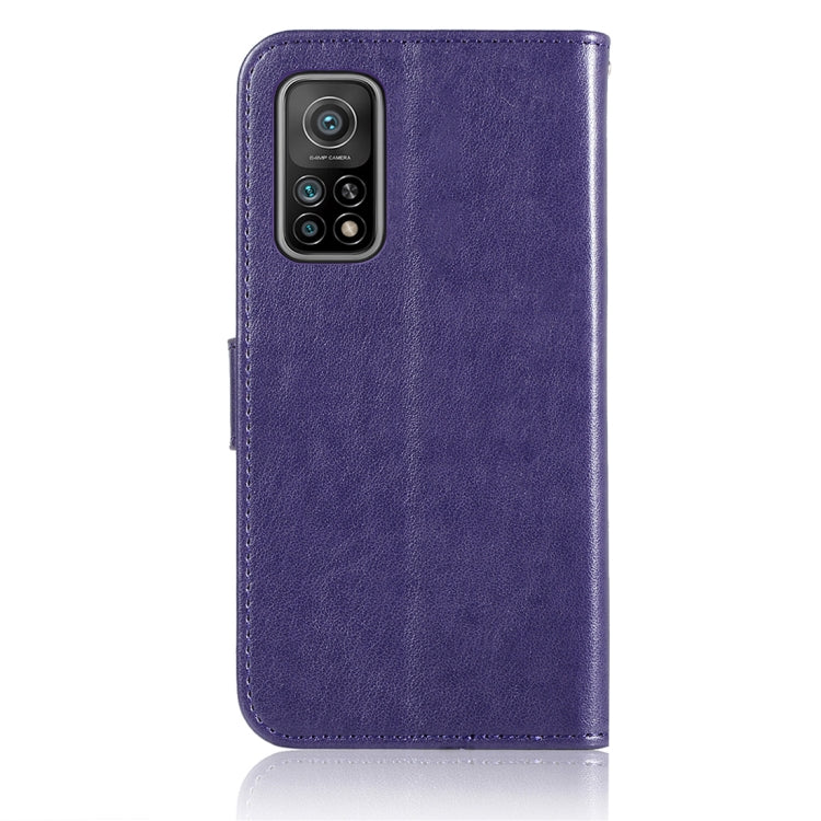 For Xiaomi Mi 10T 5G Wind Chime Owl Embossing Pattern Horizontal Flip Leather Case with Holder & Card Slots & Wallet