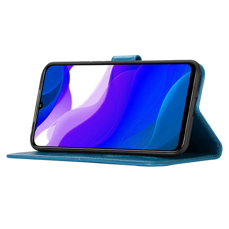 For Xiaomi Poco M3 Wind Chime Owl Embossing Pattern Horizontal Flip Leather Case with Holder & Card Slots & Wallet