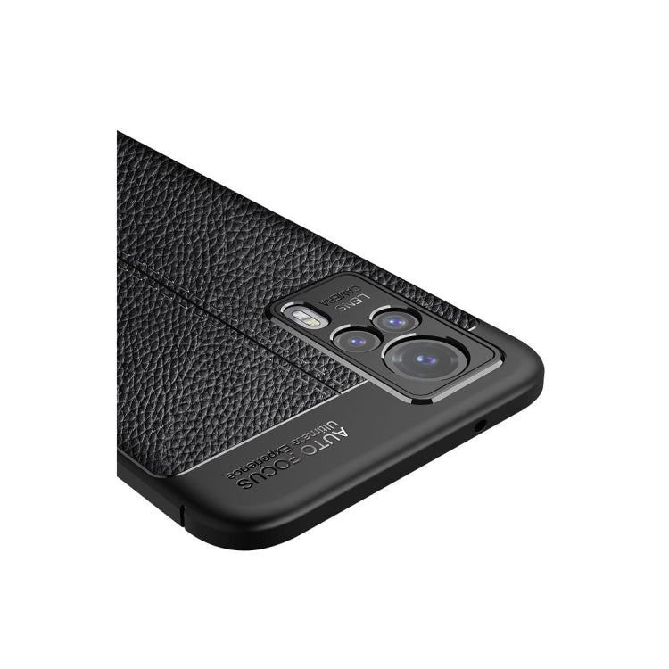 For vivo S9e Litchi Texture TPU Shockproof Case