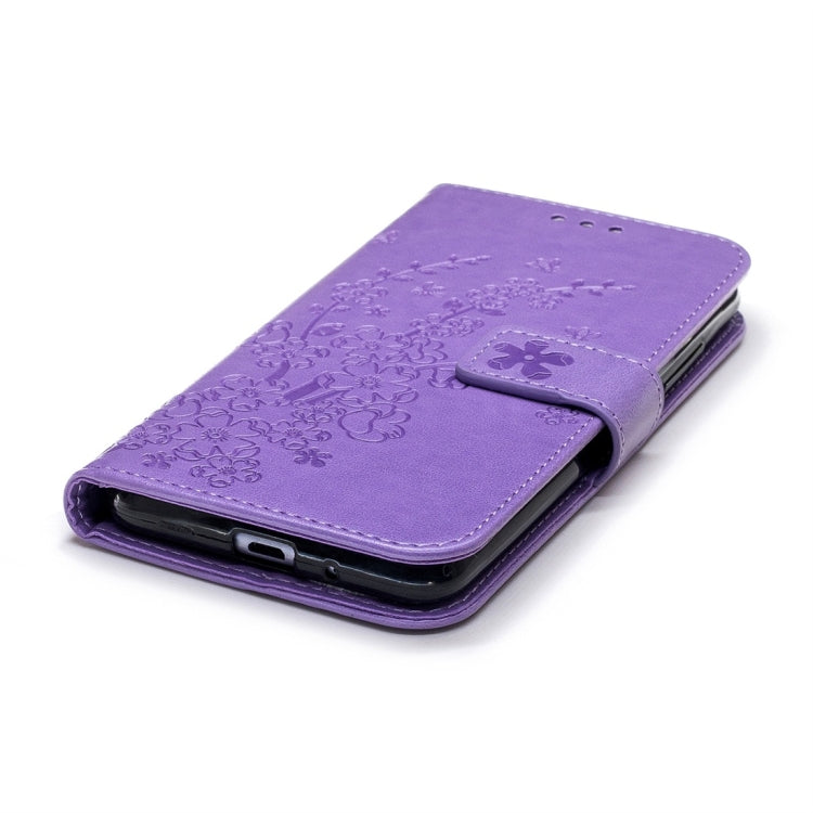 For Xiaomi Redmi 6 Plum Flowers Pattern Horizontal Flip Leather Case with Holder & Card Slots & Wallet & Lanyard
