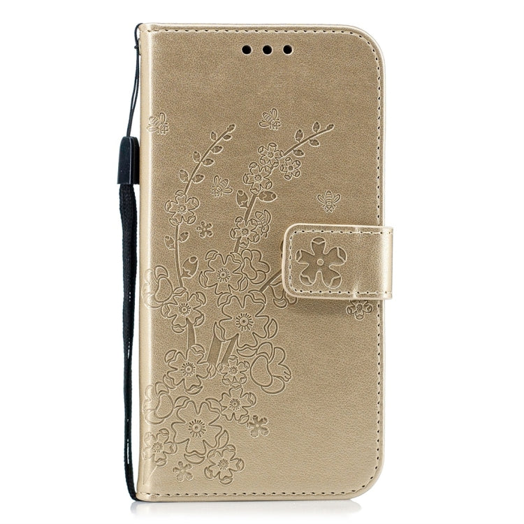 For Xiaomi Redmi 6 Plum Flowers Pattern Horizontal Flip Leather Case with Holder & Card Slots & Wallet & Lanyard