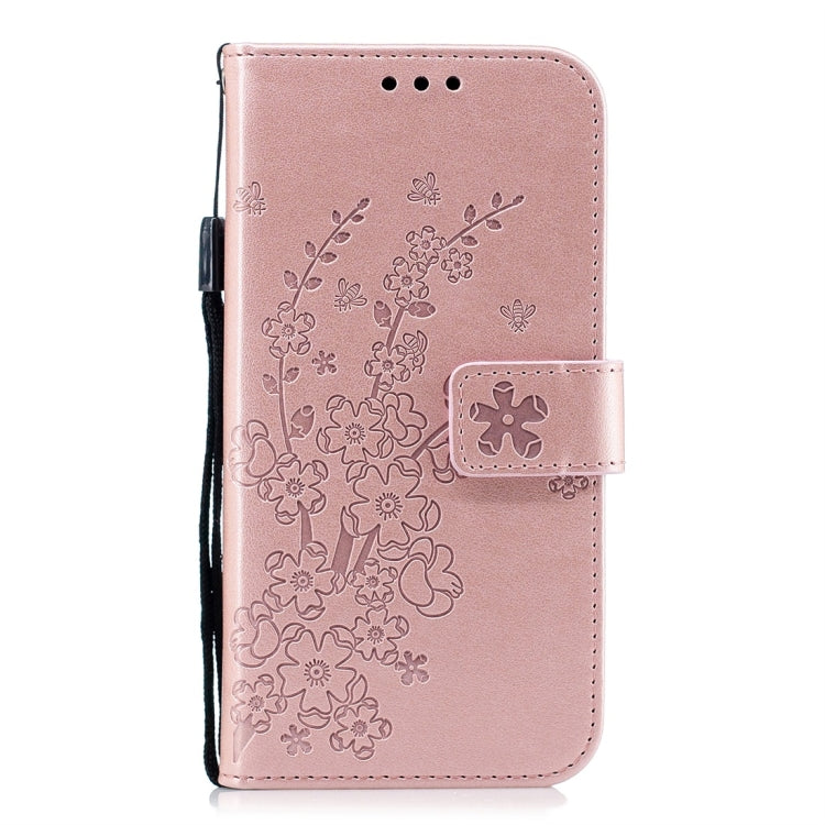 For Xiaomi Redmi 6 Plum Flowers Pattern Horizontal Flip Leather Case with Holder & Card Slots & Wallet & Lanyard