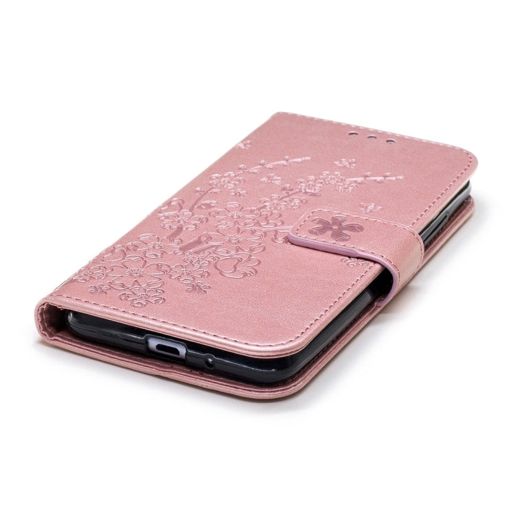 For Xiaomi Redmi 6 Plum Flowers Pattern Horizontal Flip Leather Case with Holder & Card Slots & Wallet & Lanyard