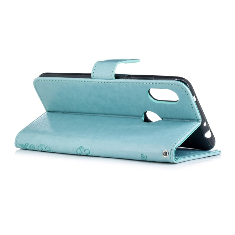 For Xiaomi Redmi Note 6 Plum Flowers Pattern Horizontal Flip Leather Case with Holder & Card Slots & Wallet & Lanyard