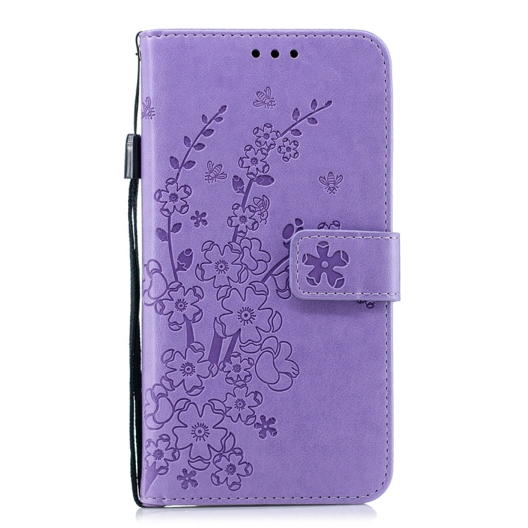 For Xiaomi Redmi Note 6 Plum Flowers Pattern Horizontal Flip Leather Case with Holder & Card Slots & Wallet & Lanyard