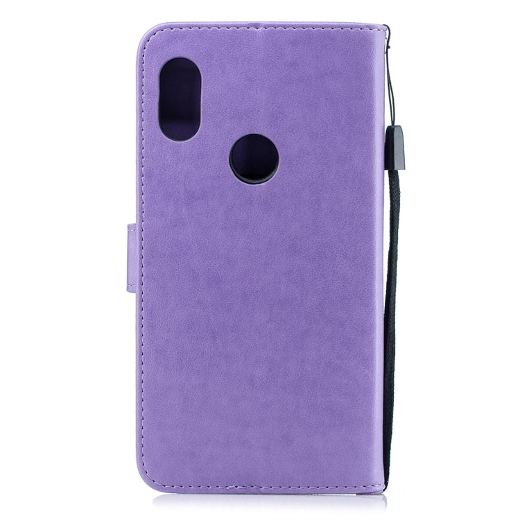 For Xiaomi Redmi Note 6 Plum Flowers Pattern Horizontal Flip Leather Case with Holder & Card Slots & Wallet & Lanyard