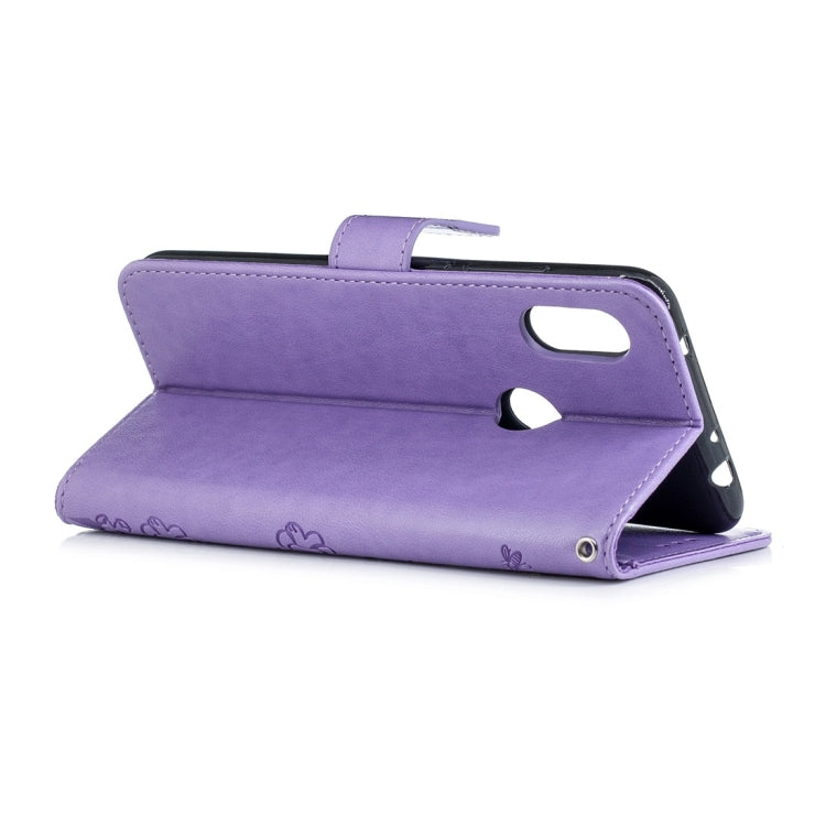 For Xiaomi Redmi Note 6 Plum Flowers Pattern Horizontal Flip Leather Case with Holder & Card Slots & Wallet & Lanyard