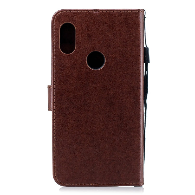For Xiaomi Redmi Note 6 Plum Flowers Pattern Horizontal Flip Leather Case with Holder & Card Slots & Wallet & Lanyard