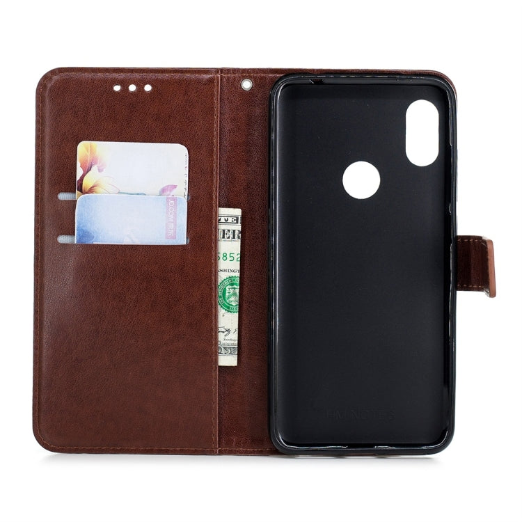 For Xiaomi Redmi Note 6 Plum Flowers Pattern Horizontal Flip Leather Case with Holder & Card Slots & Wallet & Lanyard