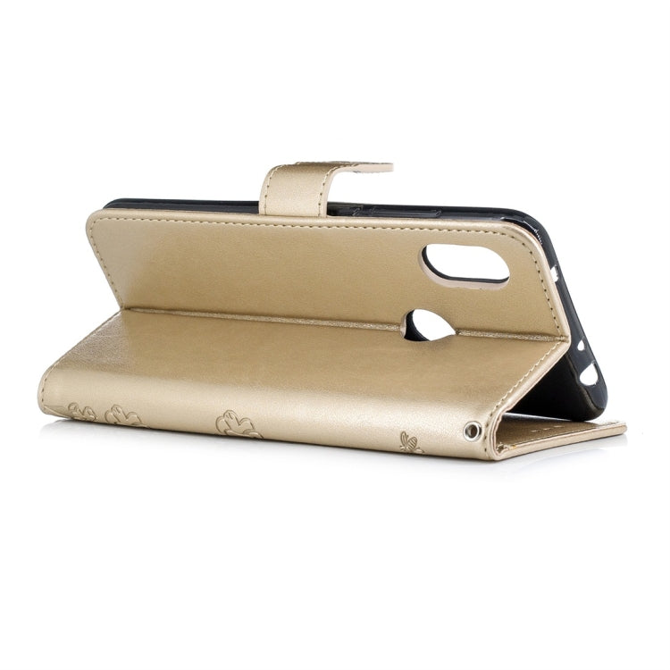 For Xiaomi Redmi Note 6 Plum Flowers Pattern Horizontal Flip Leather Case with Holder & Card Slots & Wallet & Lanyard